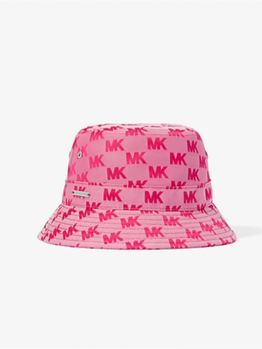Michael Kors Pink MK Logo Bucket Hat